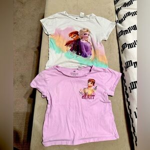 H&M Disney Frozen girls T-shirt bundle